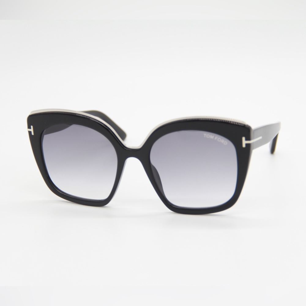 NEW TOM FORD CHANTALLE WOMEN SUNGLASSES TOM FORD TF944 01B EYEWEAR FT0944/S - Picture 6 of 13